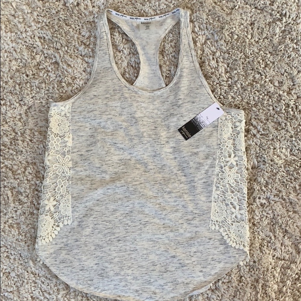 Kensie Performance Quick Dry Women’s Gray Top XL